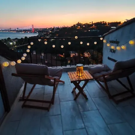 Villa Unique & Quite, Bosphorus Villa, Great Sea View Patio,barbecue Istanbul