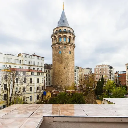 Exceptional Flat With Galata Tower View In Beyoglu *