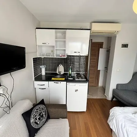 Sunny Terrace Retreat Near Taksim Square Appartement *