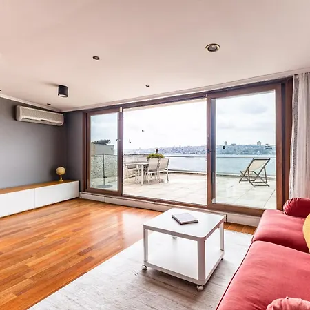 Apartment Duplex Flat W Panoramic Bosphorus View And Terrace