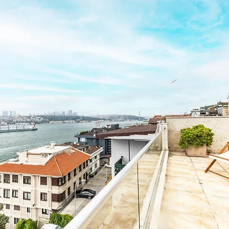 Duplex Flat W Panoramic Bosphorus View And Terrace Apartment Istanbul