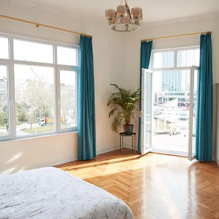 Great View Of Taksim Square, Luxury Furnished On Main Street Of Taksim, Partial Sea View Apartment Istanbul