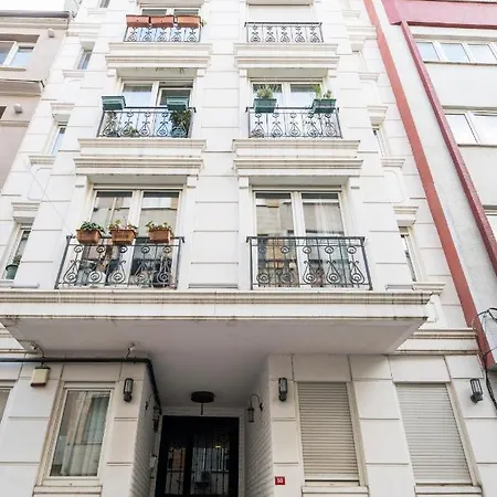 Elegant 2 Bedroom Duplex House With Garden In Cihangir Apartment