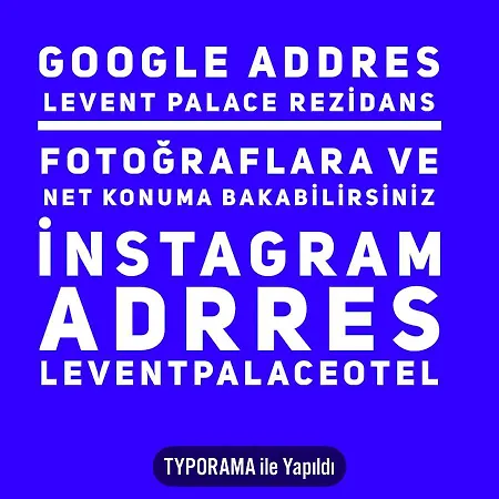 Levent Palace Stdyo Istanbul