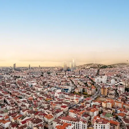 Charming Flat With View In Atasehir Lägenhet