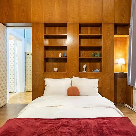 Historical Flat With A Lovely Sea View In Beyoglu アパート