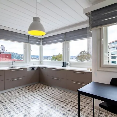 Lägenhet Mesmerizing Flat With Bosphorus View In Sariyer Istanbul