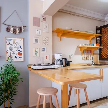 Colorful Modern Flat With View 5-min Walk To Istiklal Avenue In Beyoglu Apartamento