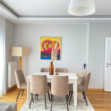 New Building Lovely Modern Apt With 90mbs Fiber Internet 5min Walking To Bagdat Street Appartamento