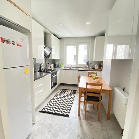 New Building Lovely Modern Apt With 90mbs Fiber Internet 5min Walking To Bagdat Street Appartamento