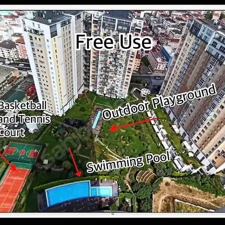 Apartment Acik Havuz Ve Deniz Manzarasi Sunan Site Ev Istanbul