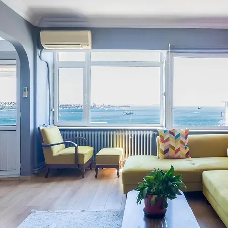 Daire Magnificent Sea View Flat 5 Min To Istiklal Square İstanbul