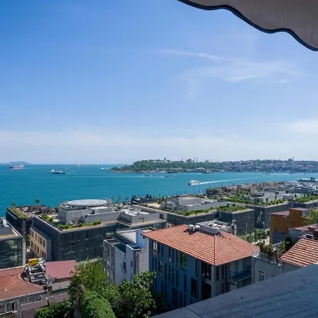 Magnificent Sea View Flat 5 Min To Istiklal Square İstanbul