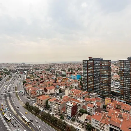 Modern With Fantastic City View In Kadikoy 公寓 *