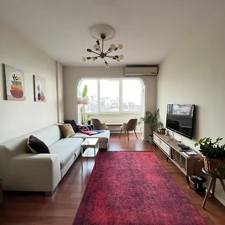 Amazing Bosphorus View, 2 Bedroom New Furnished In Center *