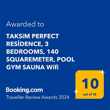 Apartment Taksim Perfect Residence, 3 Bedrooms, 140 M2, Pool Gym Sauna Access *