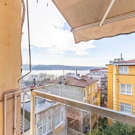 Stylish With Bosphorus View In Besiktas