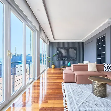 Apartment Modern Duplex Bosphorus View With Teracce Istanbul