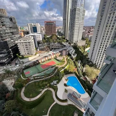Apartment Elegant 2 Bedroom Sinpas Queen Gym Pools Istanbul