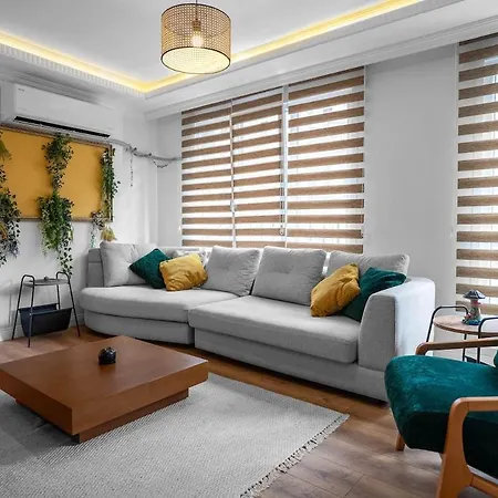 Forest Inspired Designed 1br Luxury Flat In Tomtom *