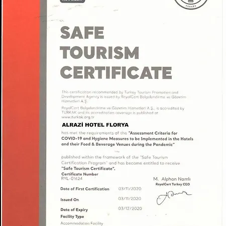 Hotel Alrazi Florya Istanbul