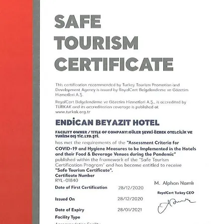 Hotel Endican Beyazit Istanbul