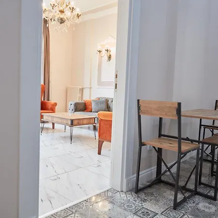 Great View Of Taksim Square, Luxury Furnished On Main Street Of Taksim, Partial Sea View Apartament *