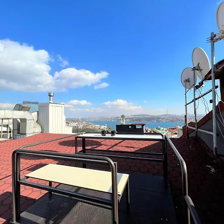 Wonder Homes - Charming Designer Rooftop Terrace With Sea View, At Taksim Apartment Istanbul