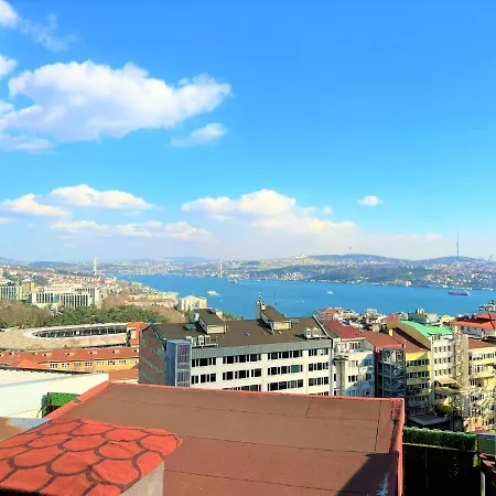 Wonder Homes - Charming Designer Rooftop Terrace With Sea View, At Taksim Apartment Istanbul