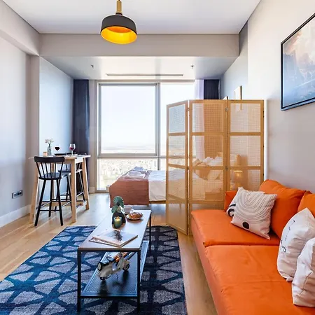 Modern Studio Flat With Panoramic View In Atasehir Daire İstanbul
