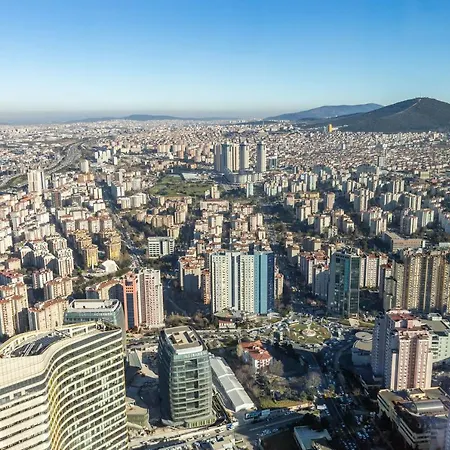 Modern Studio Flat With Panoramic View In Atasehir İstanbul