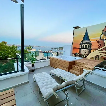 Apartment Marvelous Flat With Jacuzzi Near Galata Tower *