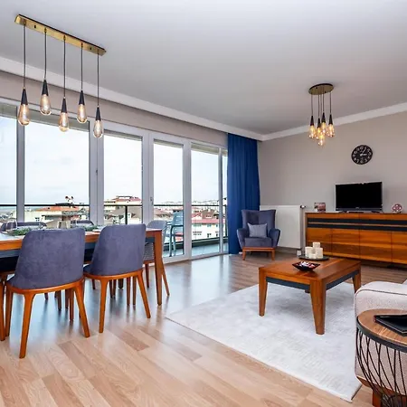 Superb Flat Close To Saw With Shared Pool In Tuzla * Istanbul