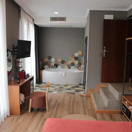 Old Colorful Balat Petrion Hotel