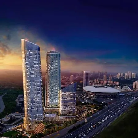 Apartment Highest Luxury Tower Skyland Studio Skyline View Istanbul