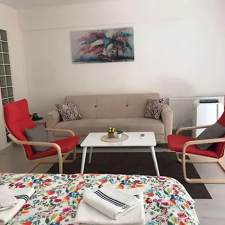 1 Min To Metro, Cosy Flat For 8 Guests, 2nd Floor Apartment Istanbul