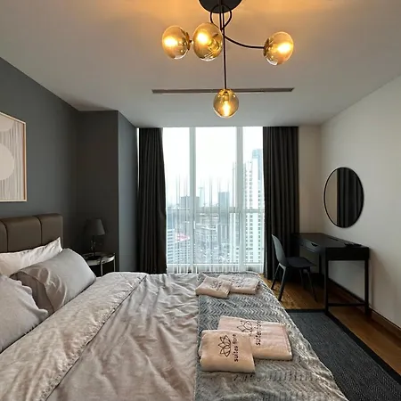 Luxury Modern 3 Bedroom & 2 Bath In Mashattan Residence, Maslak Sariyer Apartment *