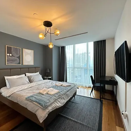 Luxury Modern 3 Bedroom & 2 Bath In Mashattan Residence, Maslak Sariyer * Istanbul