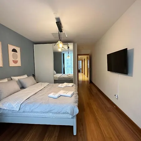 Daire Bright 3 Bedroom & 2 Bath In Mashattan Residence, Maslak Sariyer İstanbul