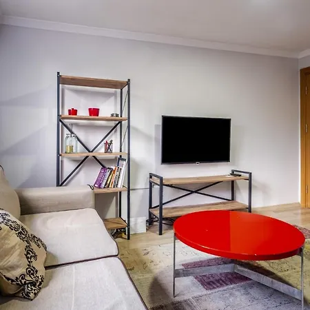 Fully Furnished Flat With Terrace In Atasehir Apartment *