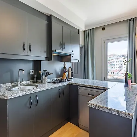 Central And Modern Flat With City View In Sisli Apartment Istanbul