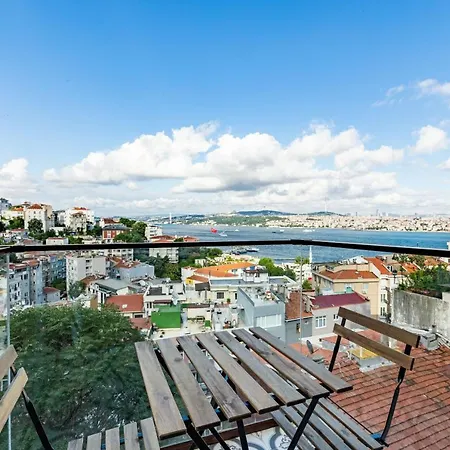 Apartment With Bosphorus View In Cihangir *