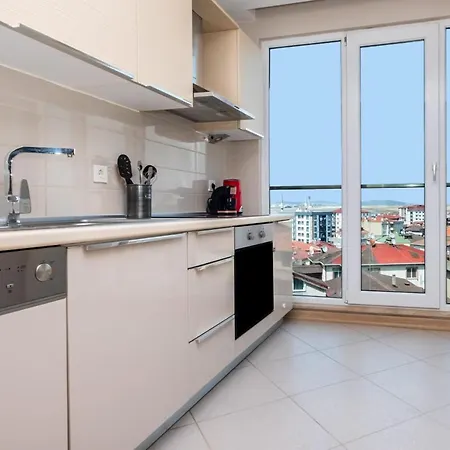 Superb Flat Close To Saw With Shared Pool In Tuzla Apartment