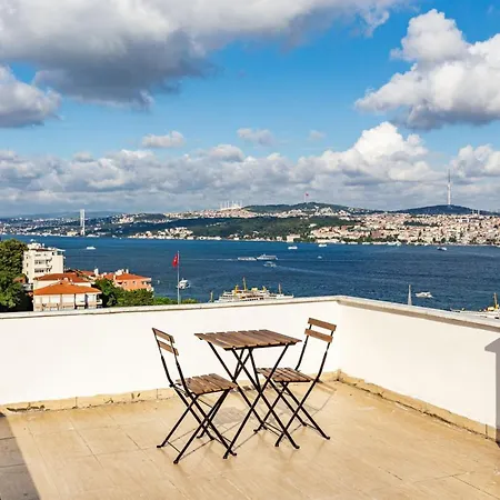 With Bosphorus View In Cihangir شقة اسطنبول