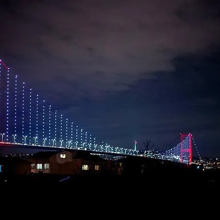 Aesthetic Penthouse With The Bosphorus Bridge View *