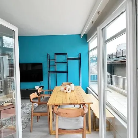 Apartment Wonder Homes- Stylish 4br Flat, Terrace, Sea View, Kabatas