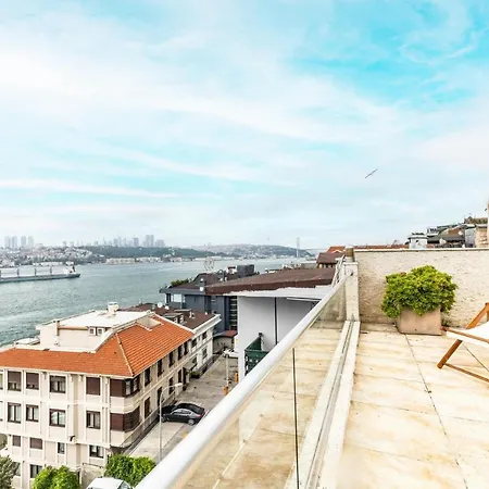 Апартаменты Duplex Flat W Panoramic Bosphorus View And Terrace Стамбул