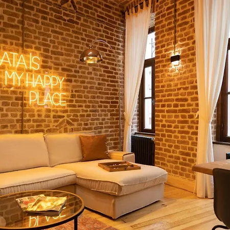 Galata Loft In Heritage Sea View Building Apartment Istanbul