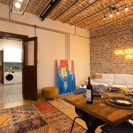 Galata Loft In Heritage Sea View Building Apartment *