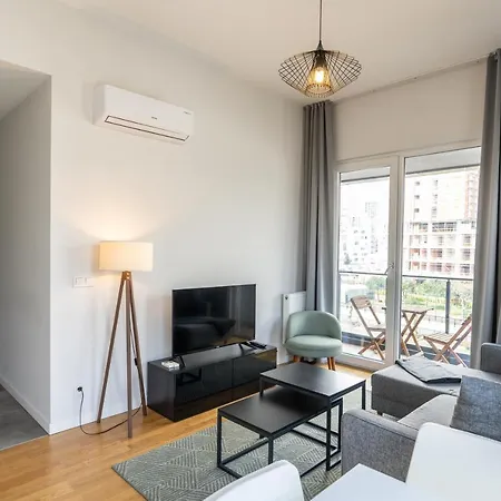 Apartamento Near Airport Metro 1-bdr Wi-fipoolgym